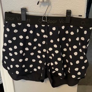 COPY - Outdoor voices polka dot shorts